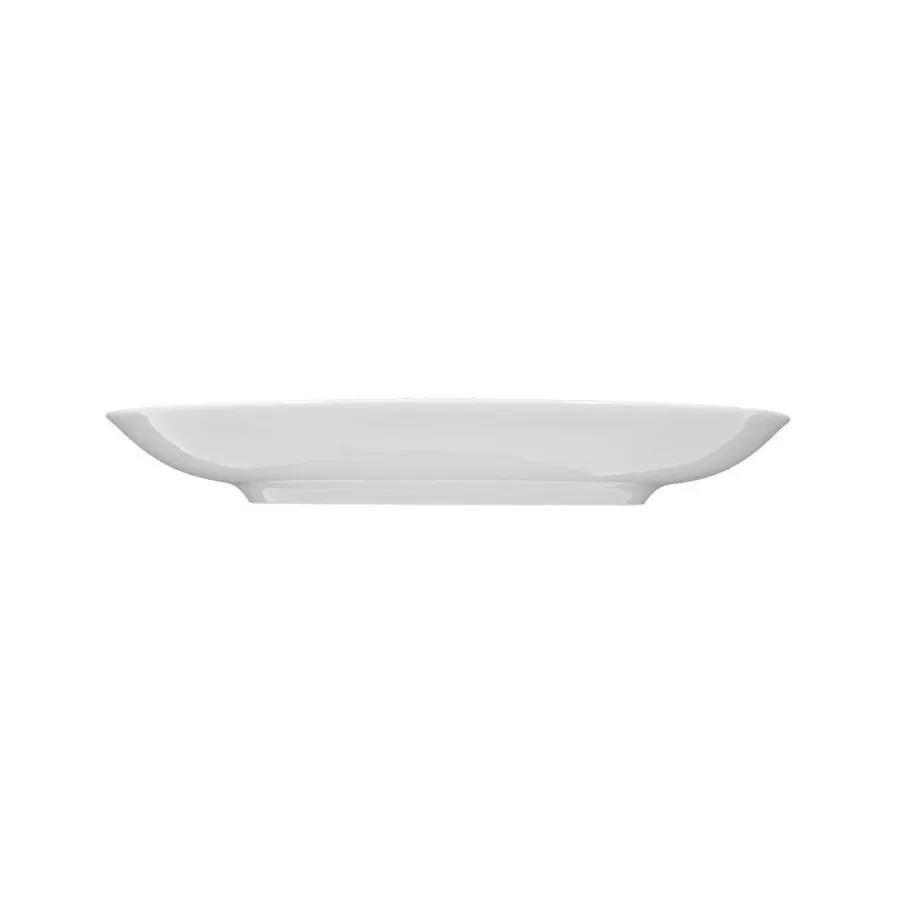obrazek 2 Piękny biały porcelanowy 15-centymetrowy spodek z Niemiec - Tettau