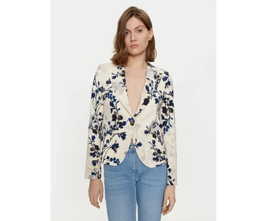 obrazek 1 Rinascimento Marynarka CFC0117758003 Beżowy Regular Fit