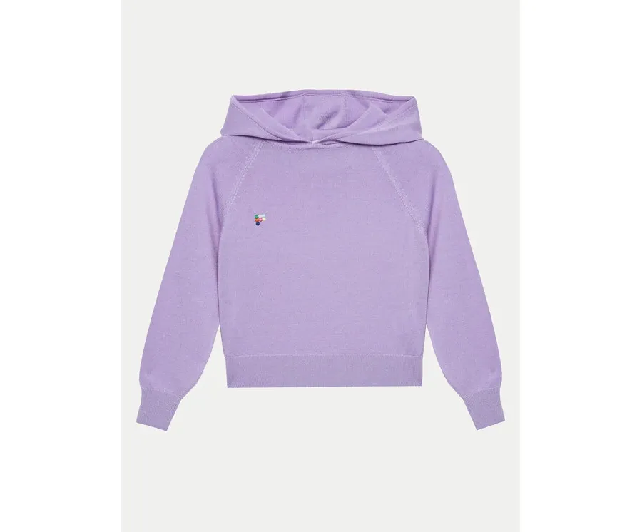 obrazek 1 Pangaia Bluza Merino Fioletowy Relaxed Fit