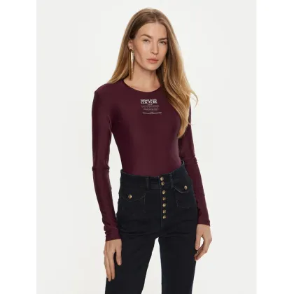 Zdjęcie Versace Jeans Couture Body 77HAM221 Bordowy Slim Fit