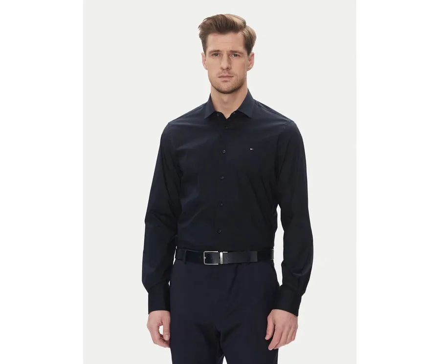 obrazek 1 Tommy Hilfiger Koszula MW0MW39279 Granatowy Slim Fit