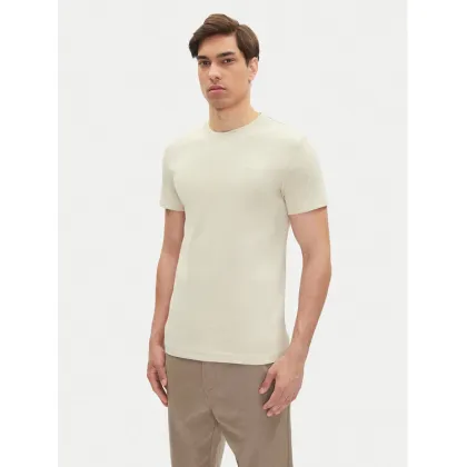 Zdjęcie Mustang T-Shirt Allen 1016486 Beżowy Slim Fit
