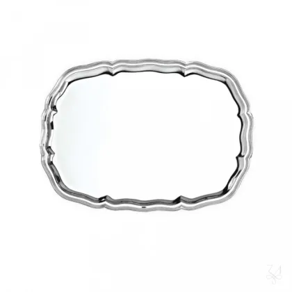 Zdjęcie Duża srebrna taca Settecento 58×46 cm – Zaramella Argenti