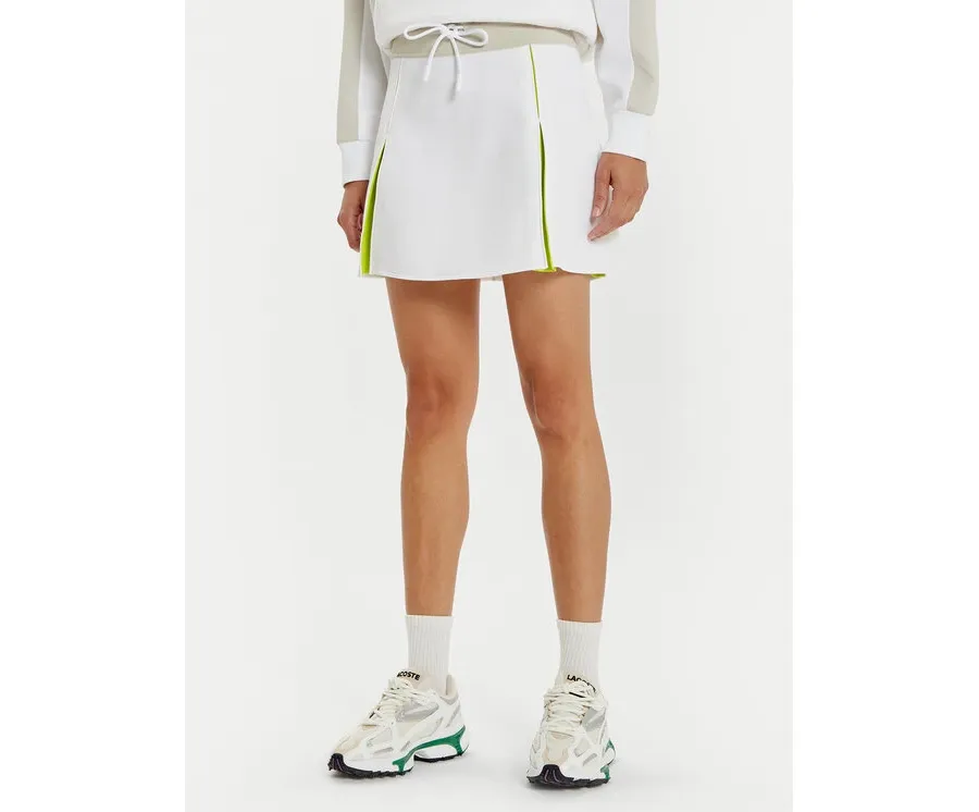 obrazek 1 Lacoste Spódnica mini JF2671 Biały Regular Fit