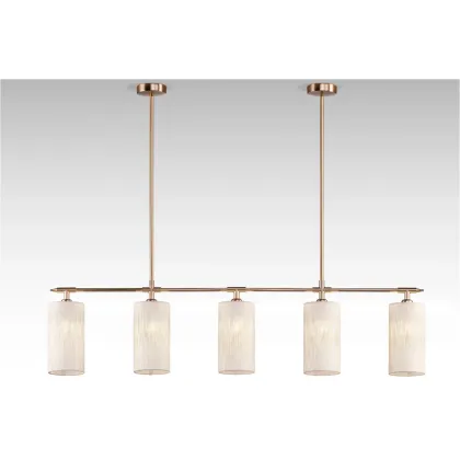 Zdjęcie Wyjątkowy wysokiej jakości mosiężny żyrandol o liniowej konstrukcji – Il Paralume Marina