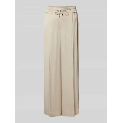 Zdjęcie Spodnie materiałowe z wiskozy z zakładkami w pasie