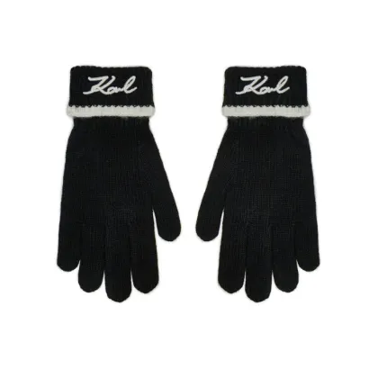 Zdjęcie KARL LAGERFELD Rękawiczki Damskie 246W3601 Czarny