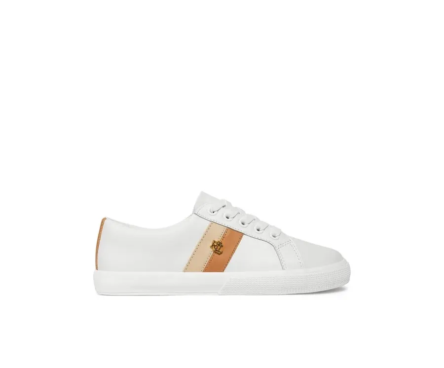 obrazek 1 Lauren Ralph Lauren Sneakersy Janson II 802925365001 Biały LAUREN RALPH LAUREN