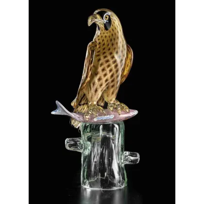 Zdjęcie Dekoracyjne szkło Murnao - elegancki Jastrząb na rybie