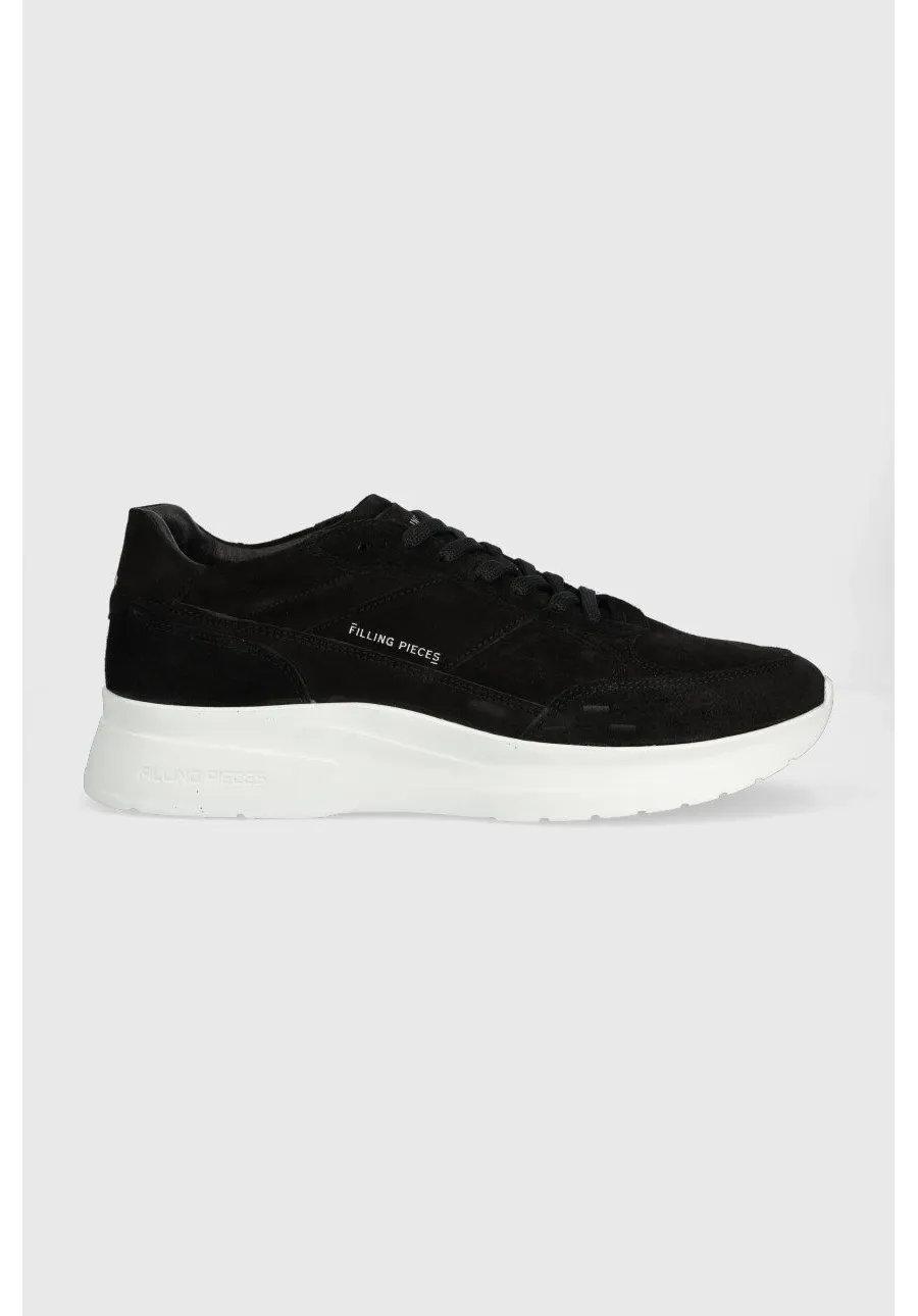 obrazek 1 Filling Pieces sneakersy zamszowe Jet Runner kolor czarny 17127361861