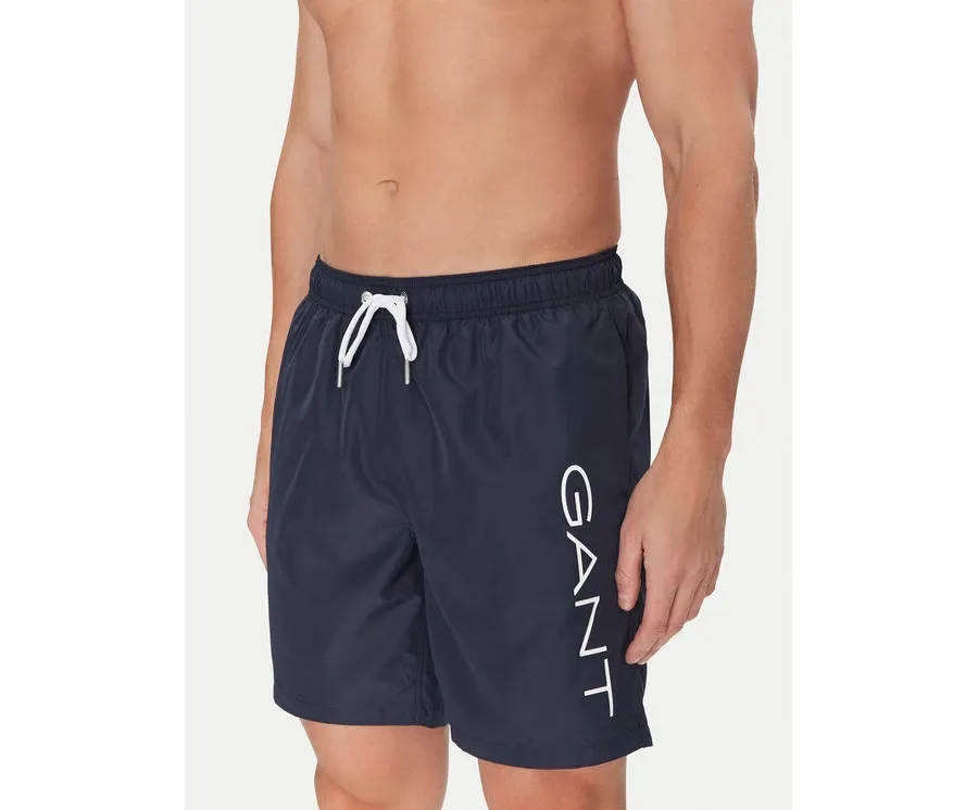 obrazek 1 Gant Szorty kąpielowe 920006300 Granatowy Regular Fit