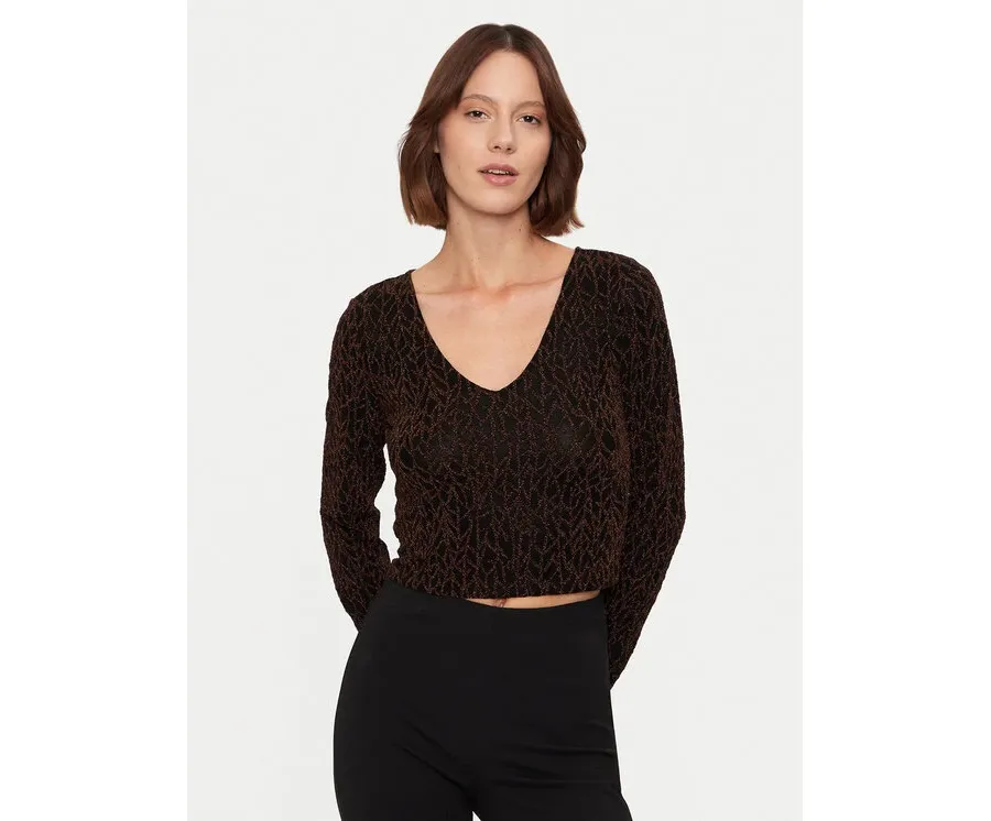 obrazek 1 Noisy May Bluzka Gilly 27032016 Czarny Slim Fit