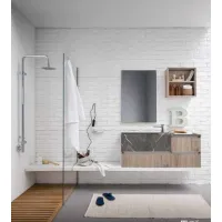 Picture Minimalism and modernity - a set of bathroom furniture - Birex