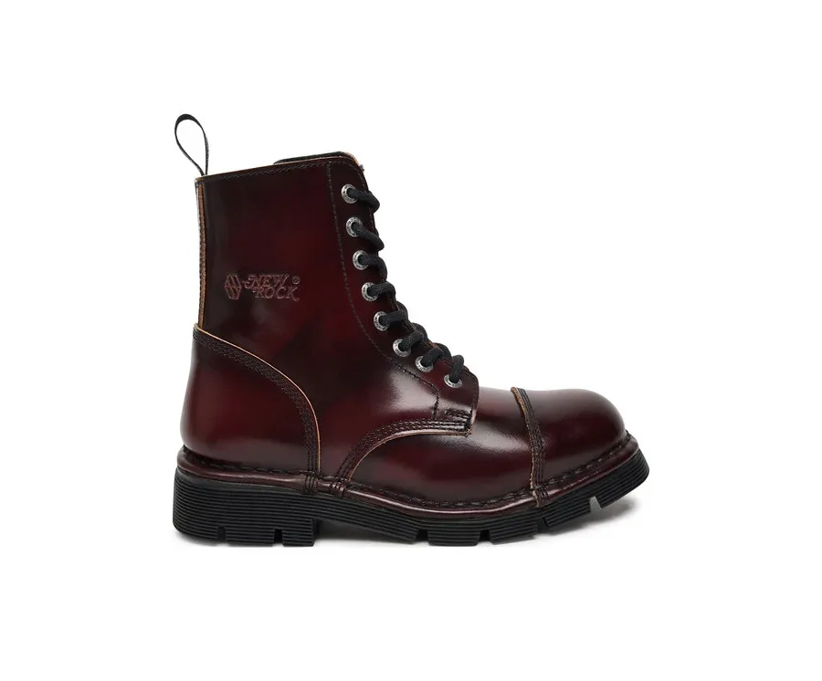 obrazek 1 NEW ROCK Glany M-MILI083C-S56 Bordowy