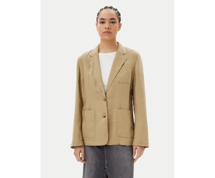 obrazek 1 Tommy Hilfiger Marynarka Ess WW0WW44757 Beżowy Regular Fit