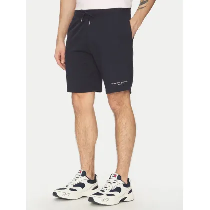 Zdjęcie Tommy Hilfiger Szorty sportowe Small Logo MW0MW38698 Granatowy Regular Fit