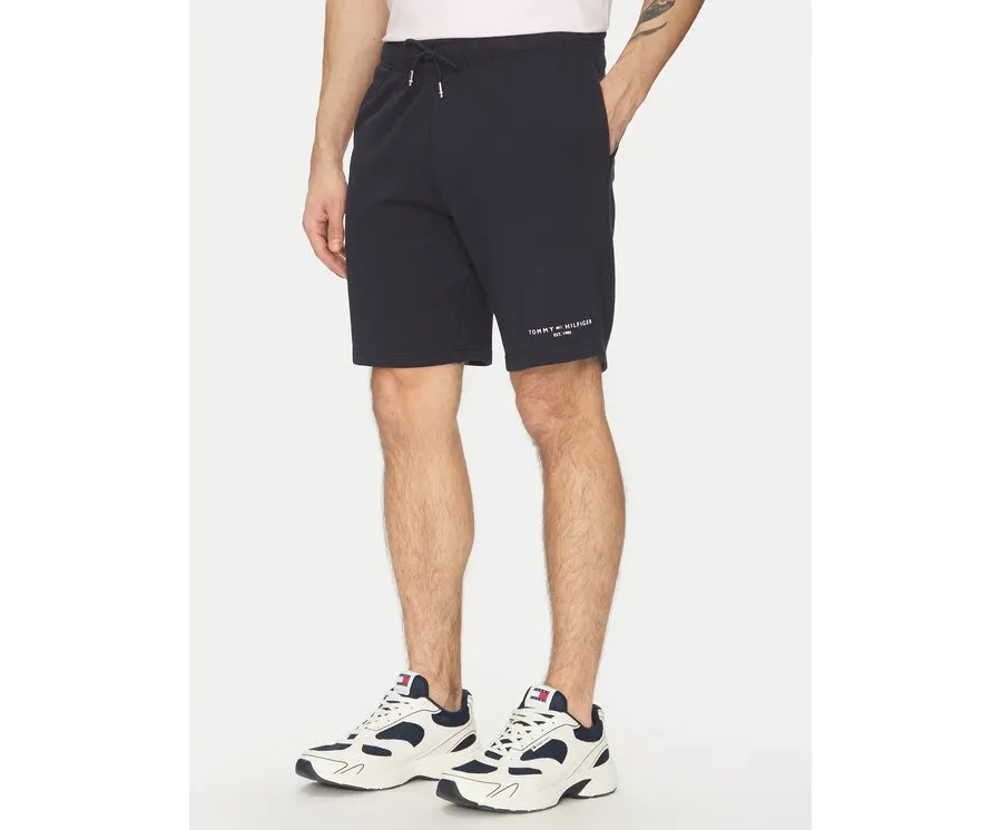 obrazek 1 Tommy Hilfiger Szorty sportowe Small Logo MW0MW38698 Granatowy Regular Fit