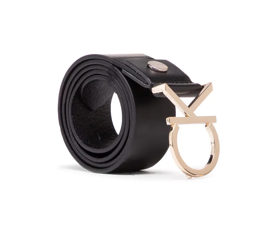 obrazek 1 Calvin Klein Pasek Damski Ck Adj.Logo Belt 3.5Cm K60K602141 Czarny