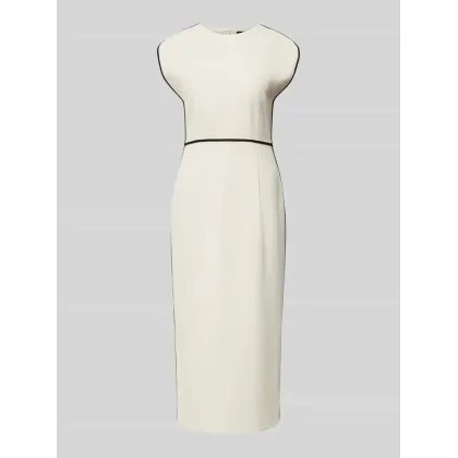 Zdjęcie Sukienka etui z mieszanki żywej wełny model ‘Detira’