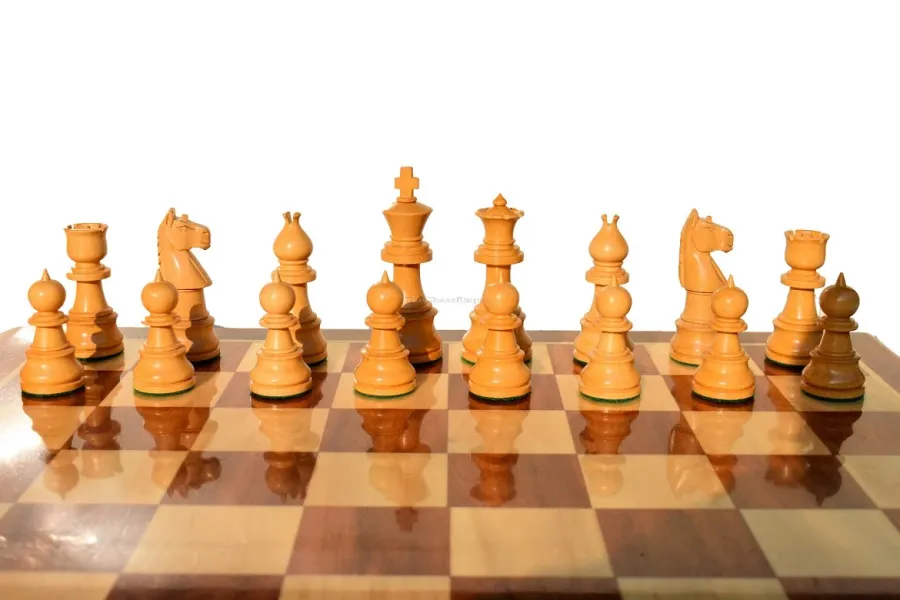 obrazek 5 Stylowa drewniana plansza z pionkami do gry w szachy idealna na prezent - The Chess Empire