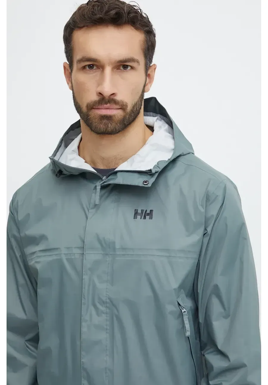 obrazek 1 Helly Hansen kurtka przeciwdeszczowa Loke męska kolor turkusowy 62252