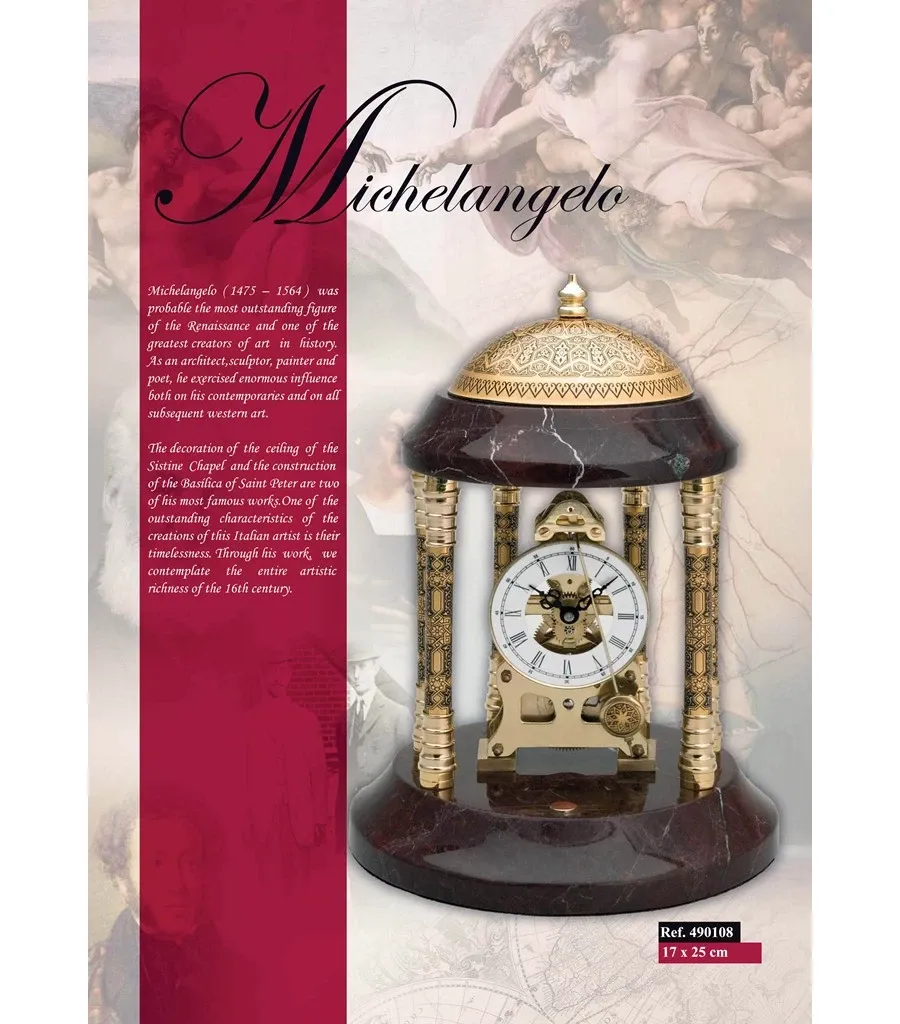 picture 2 Decorative Clock Michelangelo