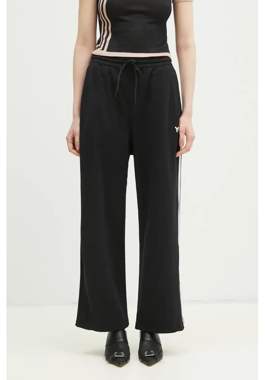 obrazek 1 Y-3 spodnie dresowe 3-Stripes Slim Track Pant damskie kolor czarny z aplikacją IW7457