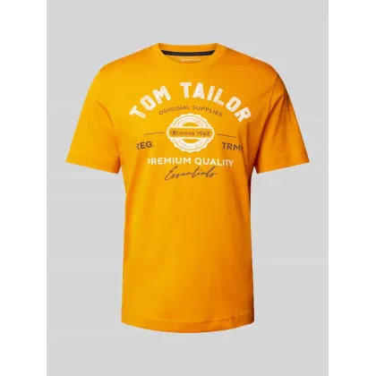 Zdjęcie T-shirt z nadrukiem ze sloganem