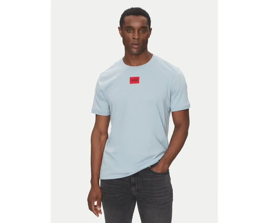 obrazek 1 HUGO T-Shirt Diragolino212 50447978 Niebieski Regular Fit