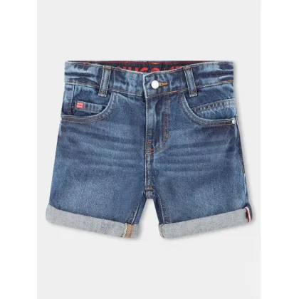 Zdjęcie Hugo Szorty jeansowe G00041 D Granatowy Regular Fit HUGO
