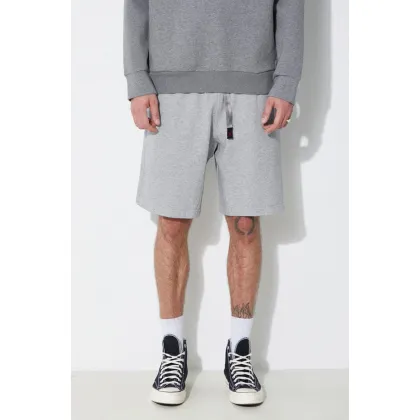 Zdjęcie Gramicci szorty bawełniane Classic Gramicci Sweatshort kolor szary melanżowe G4SU.P147