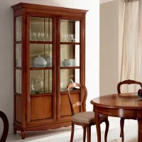 Picture Elegant display case made of solid wood