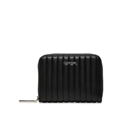 Zdjęcie Calvin Klein Mały Portfel Damski Mini Line Quilt Md Zip Around K60K613064 Czarny