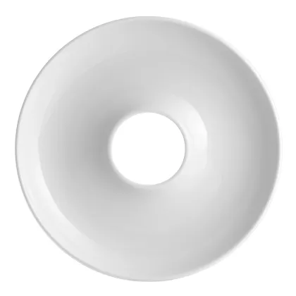Zdjęcie Biały porcelanowy talerz na oliwki z wyjątkowej kolekcji Domo White - Vista Alegre