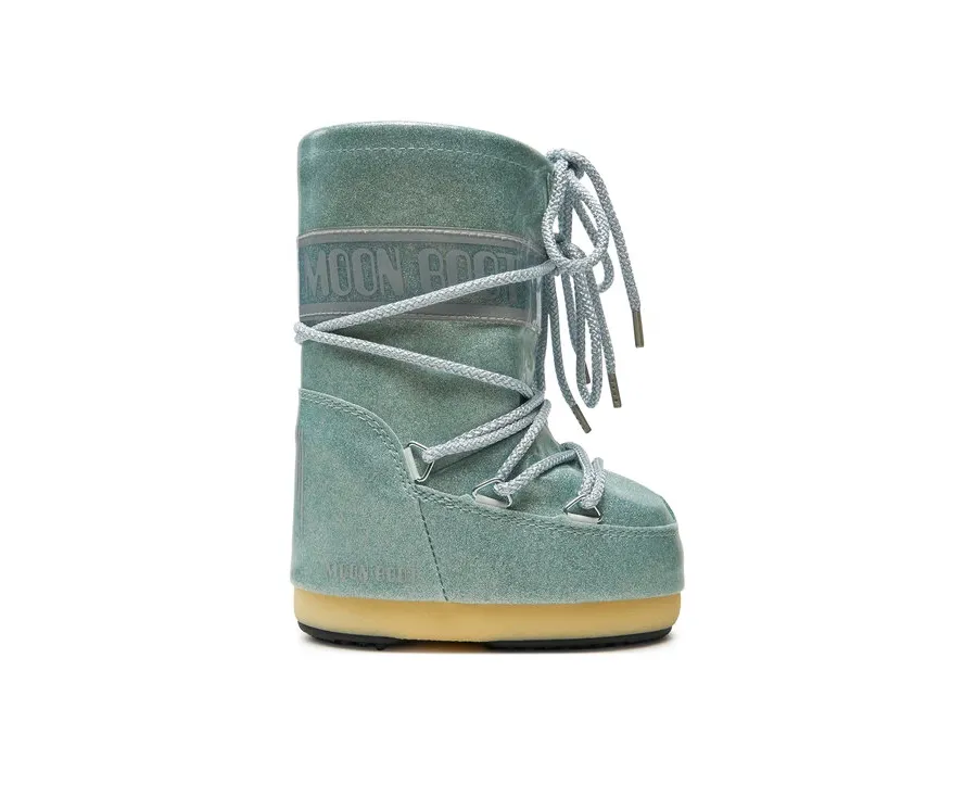 obrazek 1 Moon Boot Śniegowce Icon Junior Glitter 80D3400290 Niebieski