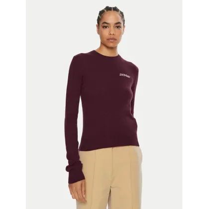 Zdjęcie 2NDDAY Sweter Lance 2245343408 Bordowy Regular Fit