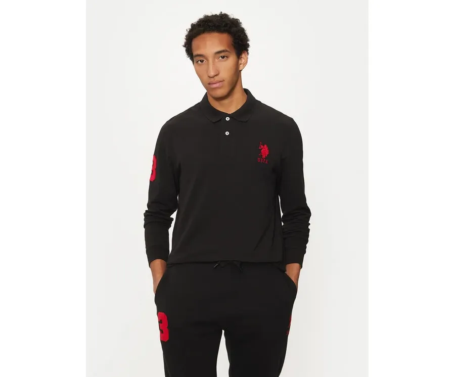 obrazek 1 U.S. Polo Assn. Polo MUP1935 Czarny Regular Fit