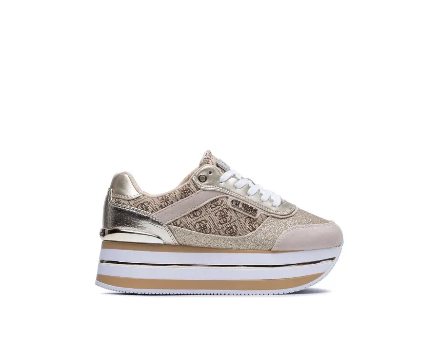 obrazek 1 Guess Sneakersy Hansin2 FL5HNS FAL12 Złoty