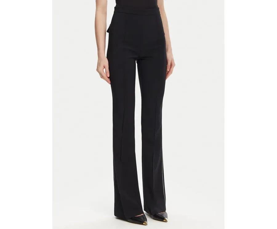 obrazek 1 Elisabetta Franchi Spodnie materiałowe PA-084-51E2 Czarny Regular Fit