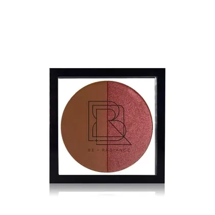 Zdjęcie BE + RADIANCE Set + Glow Probiotic Powder + Highlighter Paleta rozświetlaczy 10 g N°80