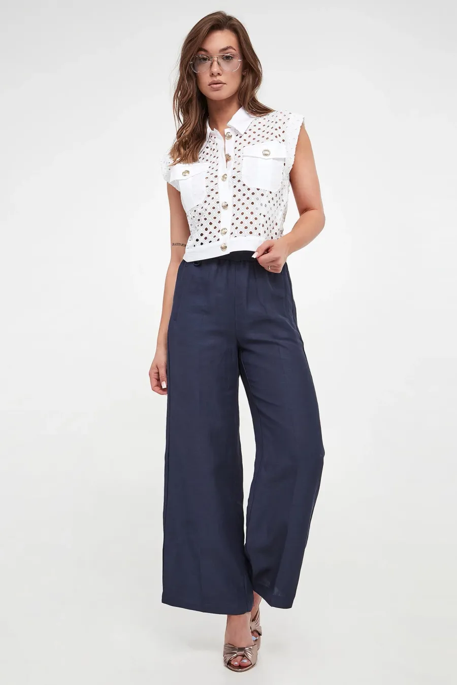 obrazek 1 Spodnie damskie Papiro MARELLA MONOCHROME Marella