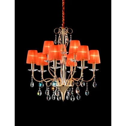 Zdjęcie Luksusowy włoski żyrandol wykonany z kryształu