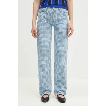 Zdjęcie Kenzo jeansy damskie high waist FF52DP2166J4.DB