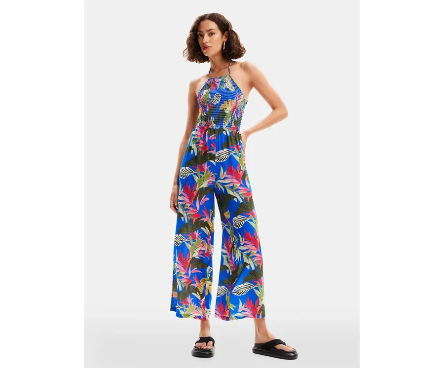 obrazek 1 Desigual Kombinezon Tropical Party 24SWMW22 Kolorowy Regular Fit