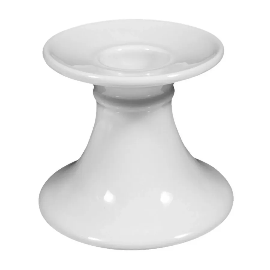 obrazek 1 Stylowy biały porcelanowy świecznik w stylu nowoczesnym - Seltmann Weiden