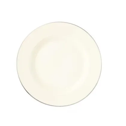 Zdjęcie Kremowy okrągły 18-centymetrowy porcelanowy talerz z Niemiec – Tettau