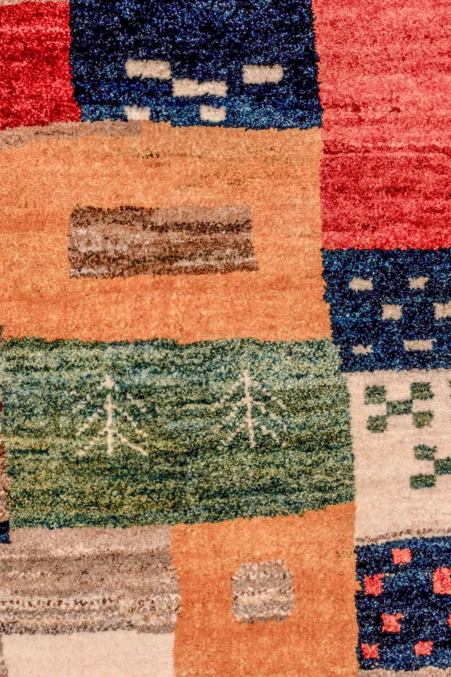 obrazek 5 Ciekawy kolorowy dywan ręcznie tkany z Indii - Jordan