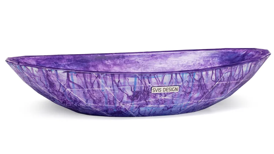 obrazek 1 Nowoczesna umywalka 60 cm DIAMOND BASIC – FANTASIA, fioletowy i niebieski, lakier matowy
