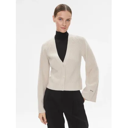 Zdjęcie Calvin Klein Kardigan K20K206275 Beżowy Regular Fit