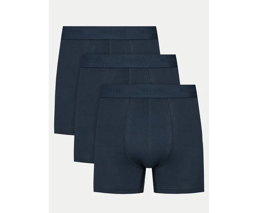 obrazek 1 Selected Homme Komplet 3 par bokserek 16094662 Granatowy